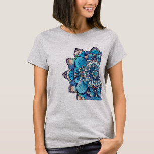 T-shirt Art Mindfulness Zen - Design Mandala complexe