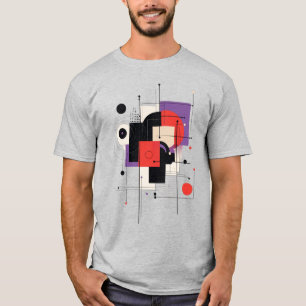 T-shirt Art moderne Abstrait géométrique