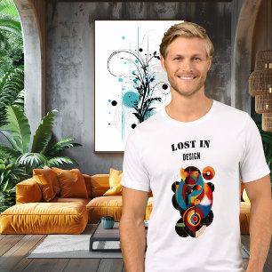 T-shirt Art Moderne Géométrique – Abstrait pour les Esprit