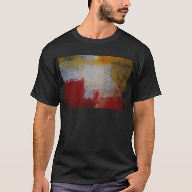 T-shirt Art Moderne - Peinture Art Abstrait (Devant)