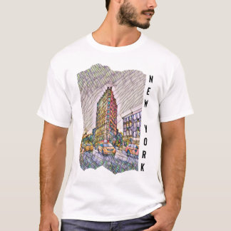 T-shirt Art Mosaïque esthétique de New York