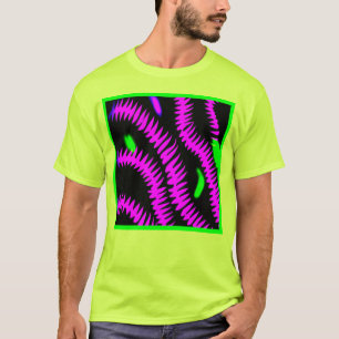 T-shirt Art Motif néon élégant