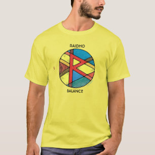 T-shirt Art Nouveau Rune Raidho - Équilibre