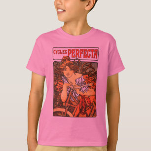 T-shirt Art Nouveau Vélo Mucha Art