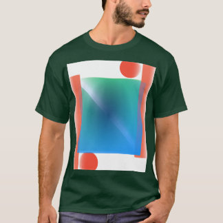 T-SHIRT ART NUMÉRIQUE ABSTRAIT GÉOMÉTRIQUE
