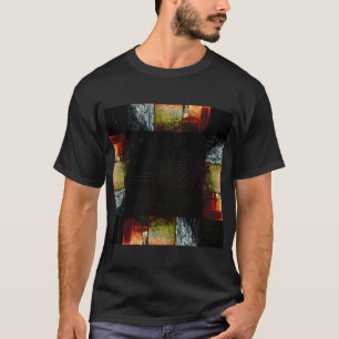 T-shirt Art numérique de distorsion abstraite de coup d'œi