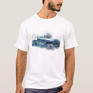 T-shirt Art numérique de voiture Chevy vintage des années 