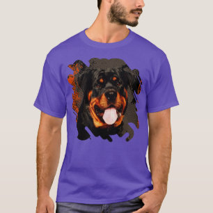 T-shirt Art numérique Rottweiler Metzgerhund