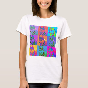 T-shirt Art op - chien de traîneau sibérien