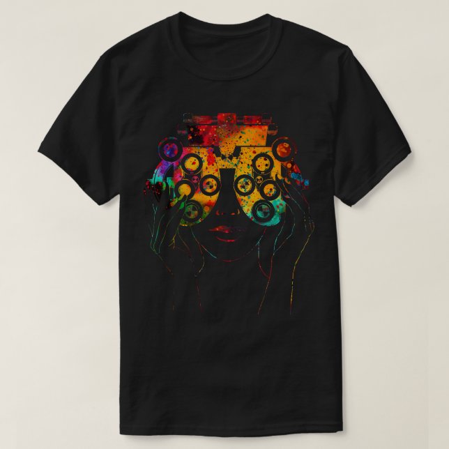 T-shirt Art optométrique (Design devant)