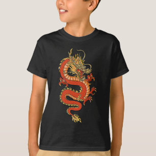 T-shirt Art Oriental Dragon Design Tokyo Japonais Pop Asie
