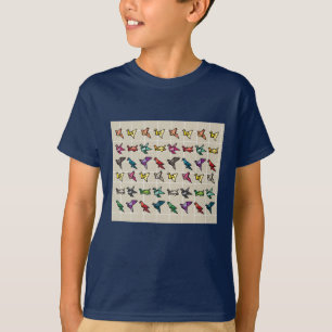 T-shirt Art papier pliable Origami