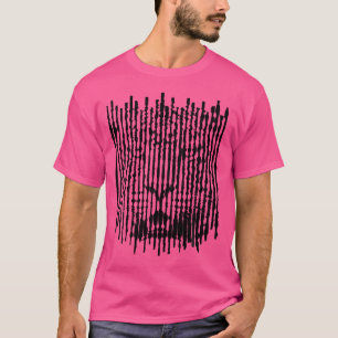 T-shirt Art Pop Léopard de Près Illusion Anamorphique