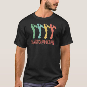 T-shirt Art pop saxophone rétro