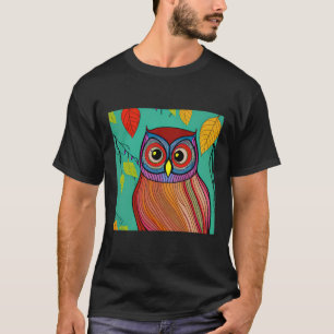 T-shirt Art populaire abstrait coloré et original représen