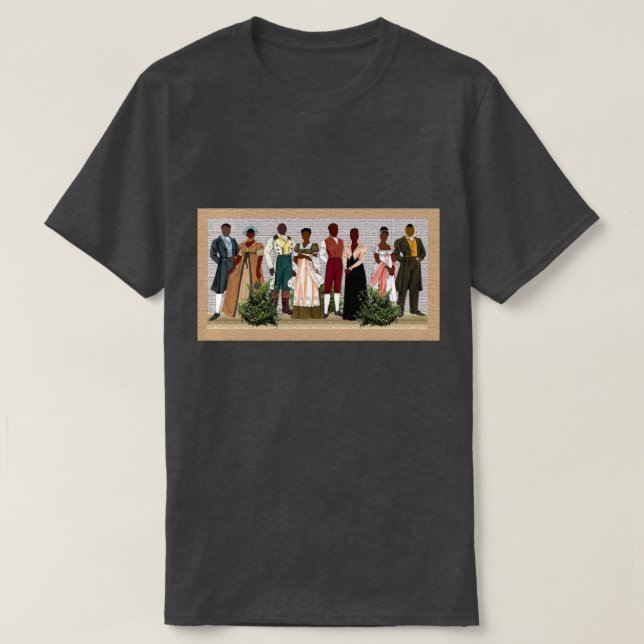 T-shirt Art populaire afro-américain (Design devant)