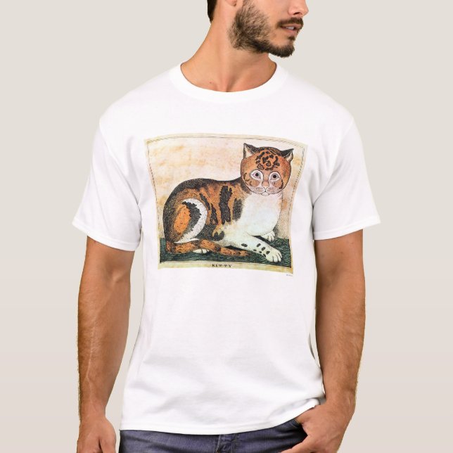 T-shirt Art populaire : Chat (Devant)