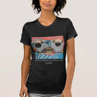 T-shirt Art potable de café de moutons du Valais Blacknose