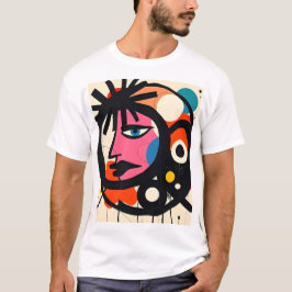 T-shirt Art Punk Abstrait