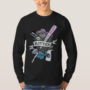 T-shirt Art "putréfié" de tatouage du peloton   Harley