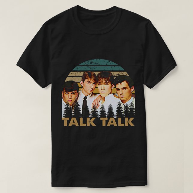 T-shirt Art rock classique Talk Membres de bande Essentiel (Design devant)