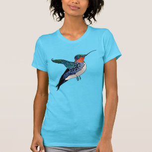 T-shirt Art Ruby Throsé Colibri Style Tattoo