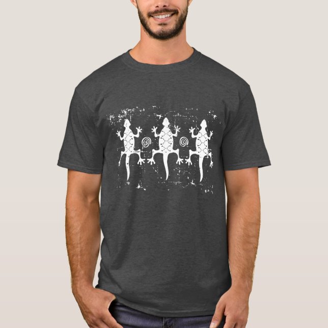 T-shirt Art rupestre antique (Devant)