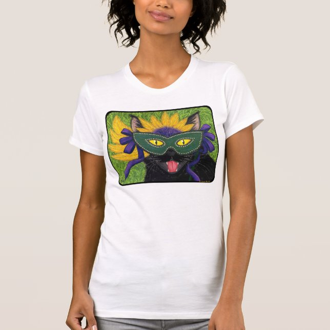 T-shirt Art sauvage Shi de masque de la Nouvelle-Orléans (Devant)