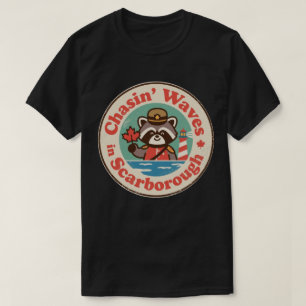 T-shirt Art Scarborough à la poursuite des vagues