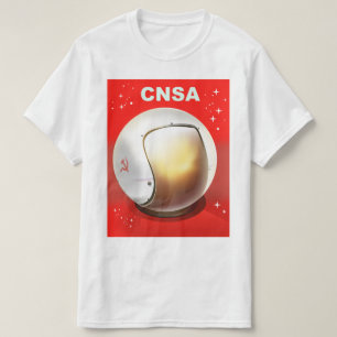 T-shirt Art spatial de la CNSA Chine.
