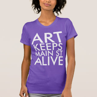 T-shirt Art sur Main Street tee