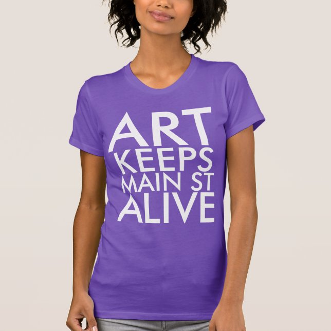 T-shirt Art sur Main Street tee (Devant)