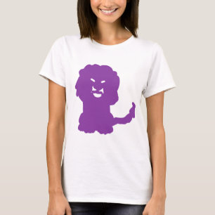 T-shirt Art symbole du zodiaque Lion Violet