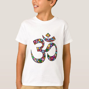 T-shirt Art symbolique floral Namaste