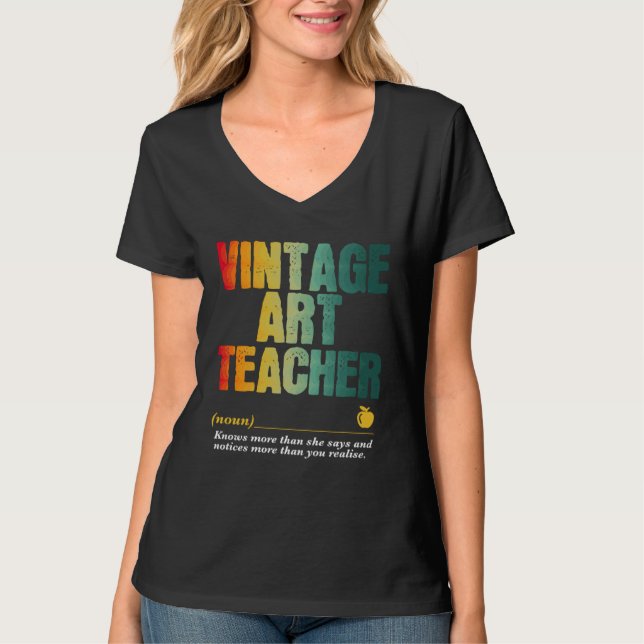 T-shirt Art Teacher Appreciation Week Back to School  3 (Devant)