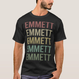 T-shirt Art Texte coloré - Nom Emmett
