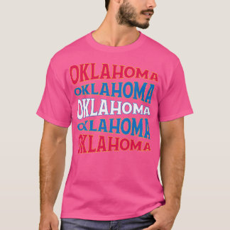 T-SHIRT ART TEXTE NATIONAL OKLAHOMA