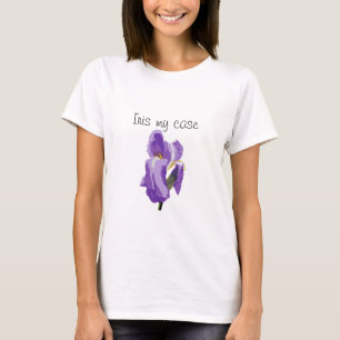 T-shirt Art vectoriel Iris Violet