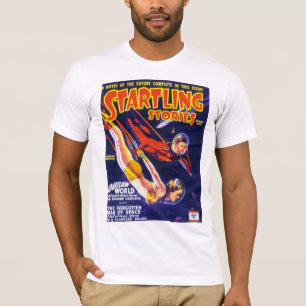 T-shirt Art vintage de couverture de magazine de pulpe
