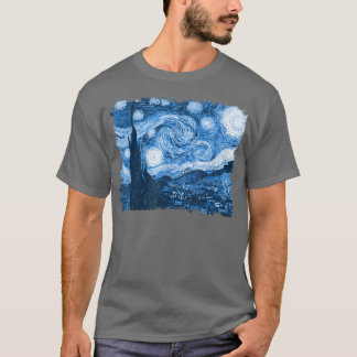 T-shirt Art Vintage élégant Starry Night Van Gogh Classic
