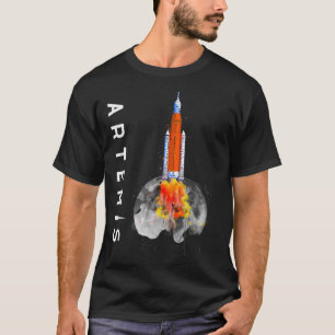 T-shirt Artemis 1 SLS Rocket Launch Mission To The Moon An