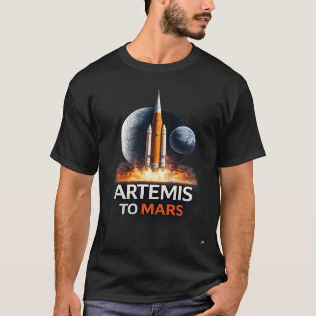T-shirt Artémis vers Mars (Devant)