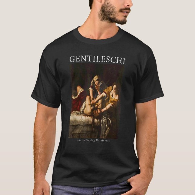 T-shirt Artemisia Gentileschi's Judith Slay Holofernes (Devant)