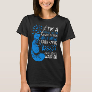 T-shirt Arthrite juvénile Warrior Awareness Ribbon