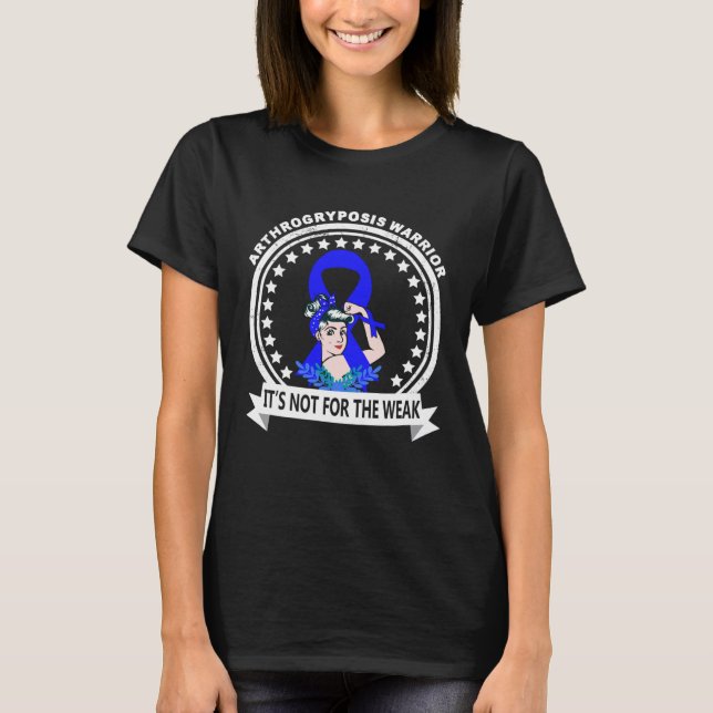 T-shirt Arthrogryposis Warrior (Devant)