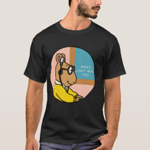 T-shirt Arthur Meme Arthur Headphones meme
