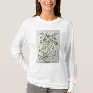 T-shirt Arthur Rackham au milieu d'un arbre a reposé un