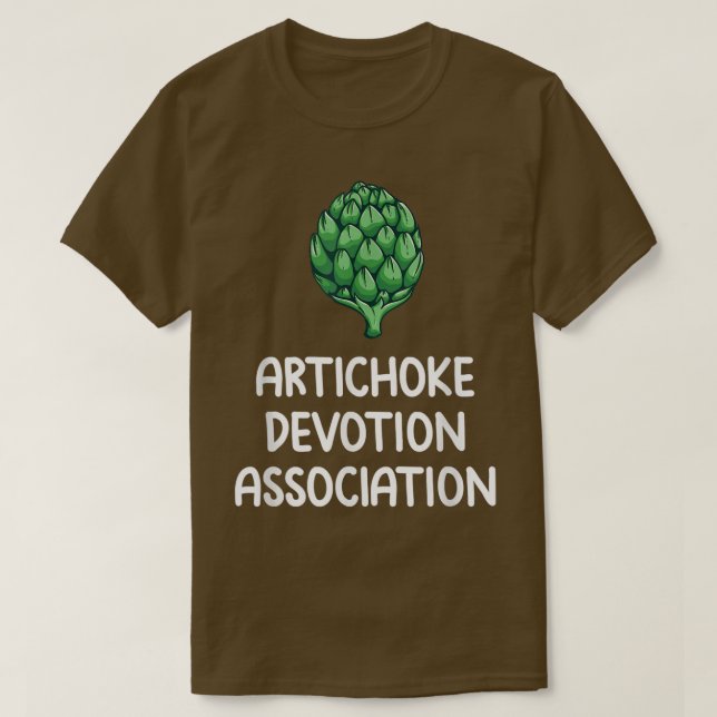T-shirt Artichoke Devotion Association Love Légumes Manger (Design devant)