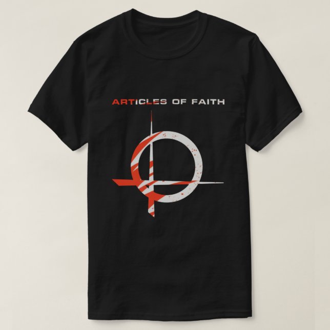T-shirt Articles De Foi Cadeaux De Bande Pour Ventilateur (Design devant)
