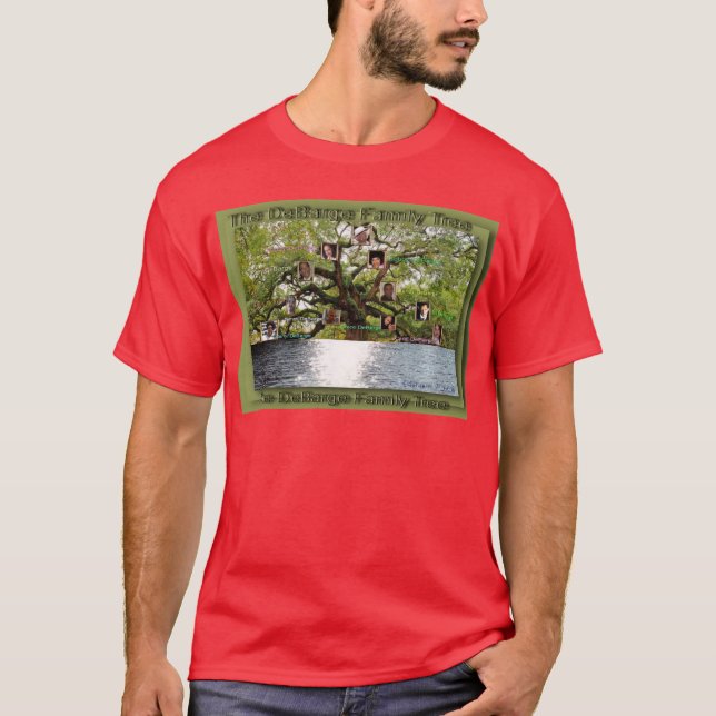 T-shirt Articles de spécialité d'arbre généalogique de (Devant)